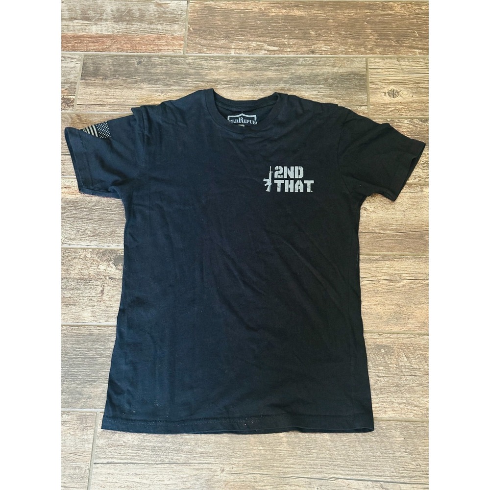 Shield Republic - I Second That - Black T-shirt - Size Small